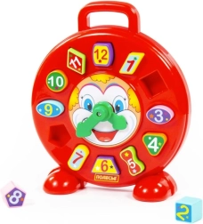 Horloge pour enfants clown encastrement