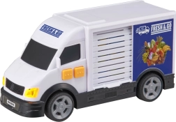 Camion de livraison Teamsterz avec denrées alimentaires