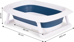 Baignoire pliable pour enfants avec bonde Ecotoys – Fudge