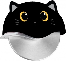 Rouleau à pizza avec chat