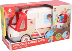Ambulance avec effets - Bois et plastique 21 cm