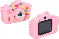 Appareil photo numérique pour enfants avec étui en silicone licorne, 48 Mpx et vidéo Full HD