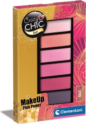 Crazy Chic Teen palette fards à paupières Pink Power de Clementoni