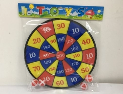 Cible à velcro avec quatre balles