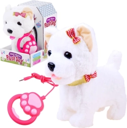 Chiot en peluche interactif avec laisse – Boucle