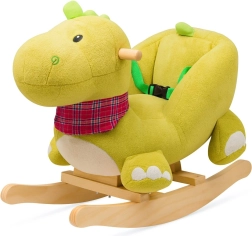 Dinosaure à bascule en peluche avec mélodie Baby Mix