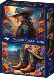 Puzzle Fermière et Chaussures 2x500 pièces