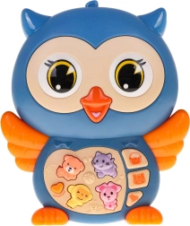 Chouette bleue interactive