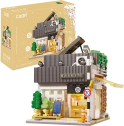 CaDA Summer Breeze Coffee Shop, kit de construction de café avec éclairage LED