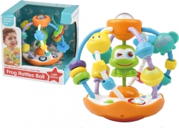 Balle interactive grenouille avec lumière et musique