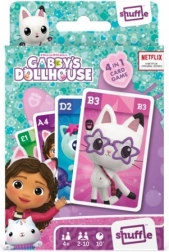 Jeu de cartes SHUFFLE LA MAISON DE GABI 4-en-1