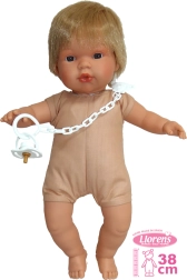 Poupée réaliste Llorens Sasha avec sons et corps mou - 38 cm