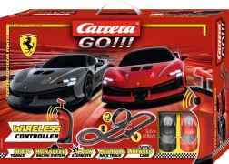 circuit automobile Carrera GO Ferrari Supercar Power 5,3 m avec manettes sans fil