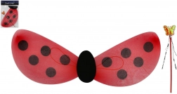 Ailes de coccinelle avec baguette magique pour enfants