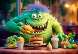 Puzzle Cherry Pazzi 'Bon Appétit' 500 pièces