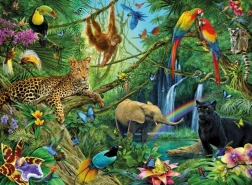 Puzzle Animaux dans la Jungle 200 pièces de Ravensburger