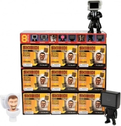 Figurines Mystères Skibidi Toilet - Presentoir 9 pcs