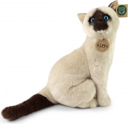 Chat siamois en peluche 30 cm écoresponsable