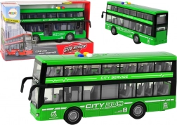 Autobus à impériale avec lumières et sons 1:16 – Vert