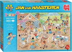 Puzzle JUMBO Jan van Haasteren Junior : école d’équitation, 360 pièces