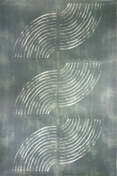 Tapis puzzle de sol en mousse Humbi 180 × 120 cm avec arches blanches