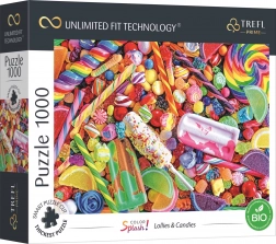 Puzzle TREFL UFT Color Splash : sucettes et confiseries 1000 pièces