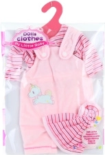 Vêtements pour poupée 40–45 cm – petite robe en polyester