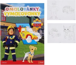 Livre de coloriage Sam le pompier