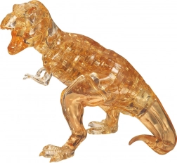 HCM KINZEL Puzzle cristal 3D tyrannosaure, jaune, 49 pièces