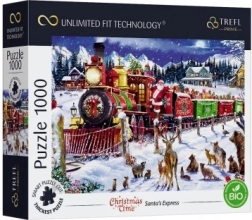 Trefl Puzzle UFT Christmas Time : le train du Père Noël 1000 pièces