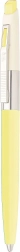 Stylo à bille ICO 70 Retro jaune pastel, pointe 0,8 mm