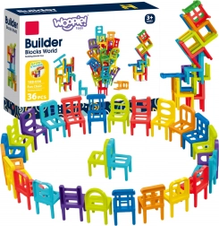 Jeu d'adresse Chaises Équilibrantes 36 pcs