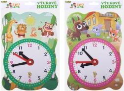 Horloge pédagogique en papier – 2 motifs