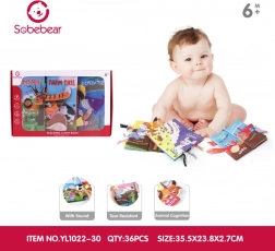 Ensemble de trois livres sensoriels pour tout-petits