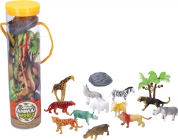 Ensemble d’animaux en tube – figurines en plastique pour enfants