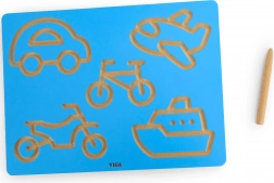 Viga – planche graphomotrice véhicules