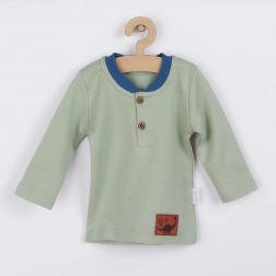 T-shirt pour enfant Nicol Ivo à manches longues, vert