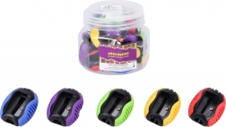 Taille-crayon à un trou 3,3 × 2 × 4 cm, assortiment de couleurs