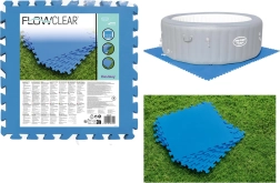 Tapis de protection en mousse pour piscine 50 × 50 cm – 9 pcs, BESTWAY Flowclear