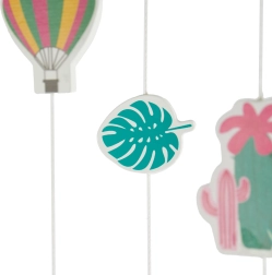 Bieco mobile suspendu en bois avec motif lama