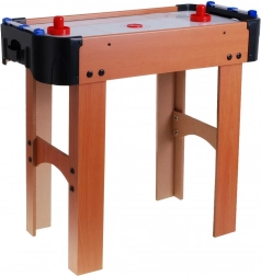 Air hockey pro pour enfants avec imitation bois, ventilateur et accessoires – Bois