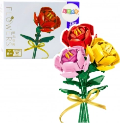 Kit de construction rose avec nœud – 92 pièces