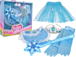 Set petite princesse – robe bleue claire et accessoires