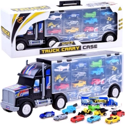 Grand camion porte-voitures avec remorques ZA2914