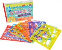 Grande série de pochoirs dans un étui pratique