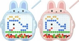 Mosaïque magnétique lapin avec stylo et modèles