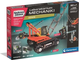 Clementoni Laboratoire de mécanique – grue sur chenilles à construire
