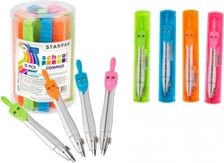 Compas en 4 couleurs