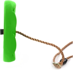 Balançoire de jardin pour enfants siège en forme de fleur avec corde – Vert