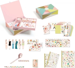 Djeco ensemble de papeterie créative avec Tina